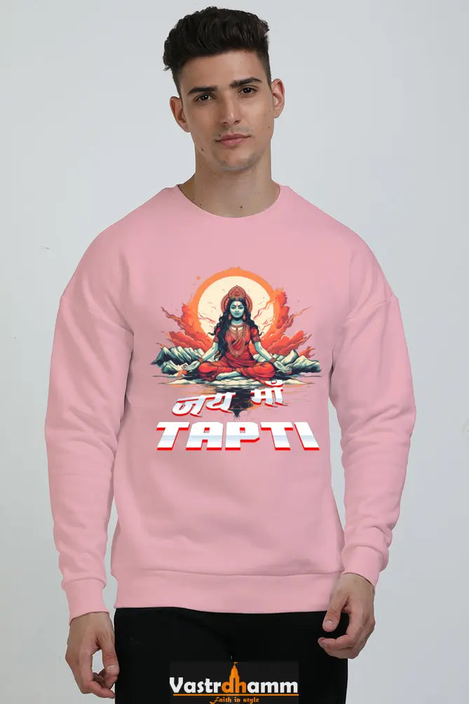 Maa Durga Strength Oversized Sweatshirt T-Shirts for Men Vastrdhamm