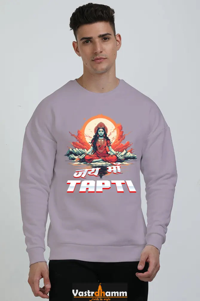 Maa Durga Strength Oversized Sweatshirt T-Shirts for Men Vastrdhamm