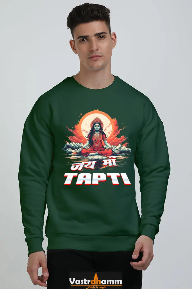 Maa Durga Strength Oversized Sweatshirt T-Shirts for Men Vastrdhamm