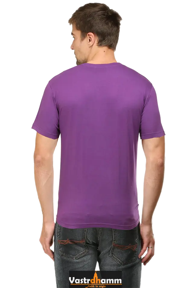 Maa Durga Strength Round Neck Half Sleeve Classic T-Shirts for Men Vastrdhamm