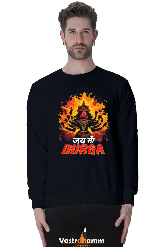 Maa Durga Strength Sweatshirt T-Shirts for Men Vastrdhamm