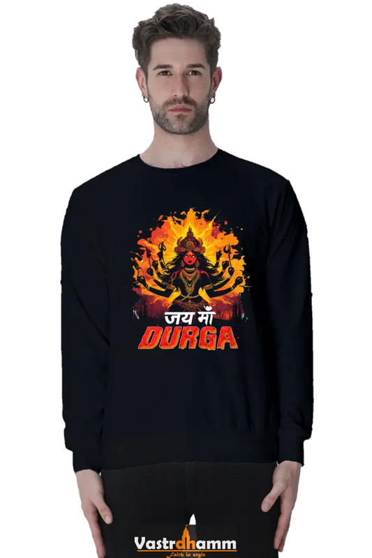 Maa Durga Strength Sweatshirt T-Shirts for Men Vastrdhamm