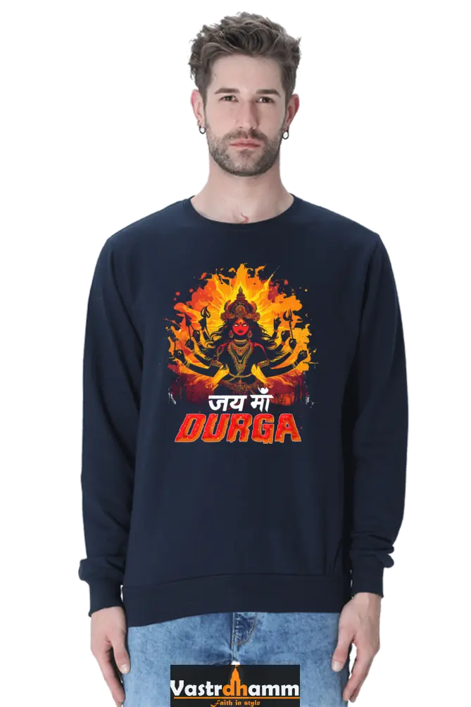 Maa Durga Strength Sweatshirt T-Shirts for Men Vastrdhamm