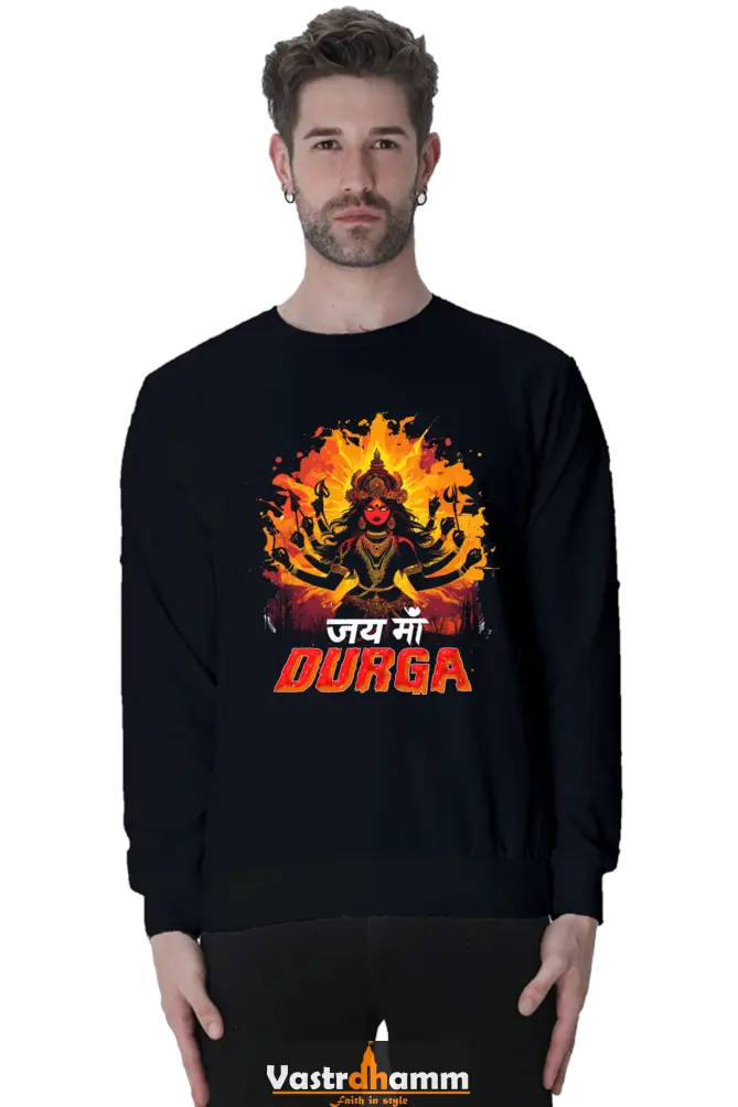 Maa Durga Strength Sweatshirt T-Shirts for Men Vastrdhamm