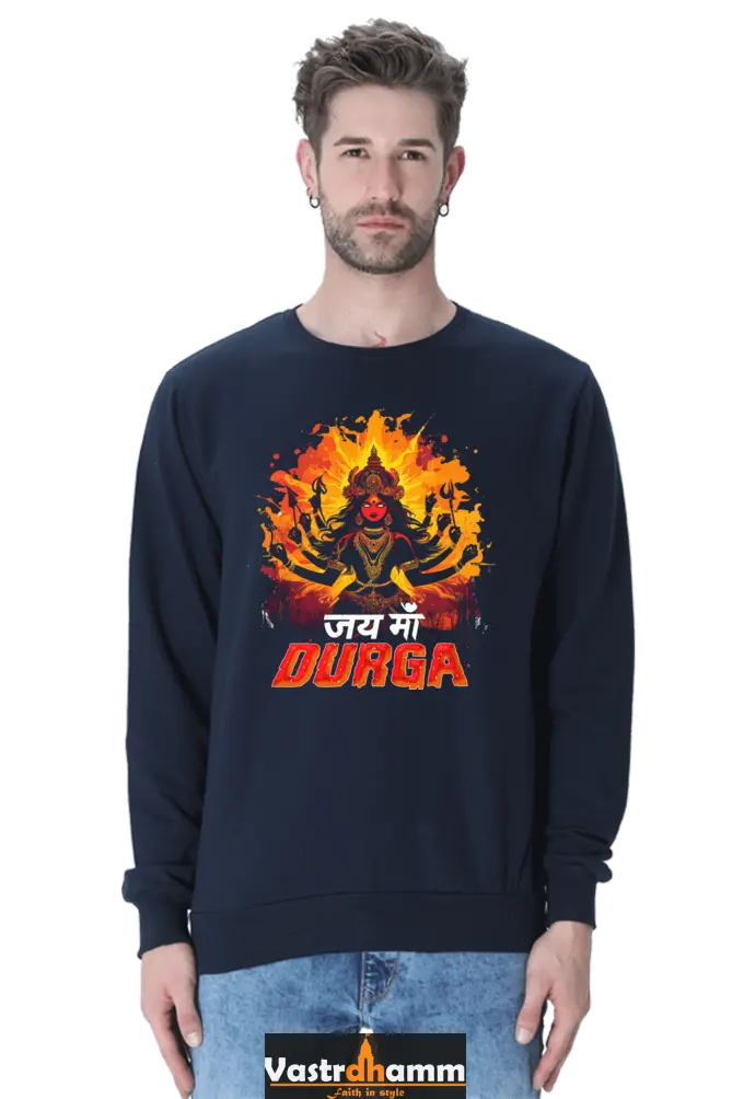 Maa Durga Strength Sweatshirt T-Shirts for Men Vastrdhamm