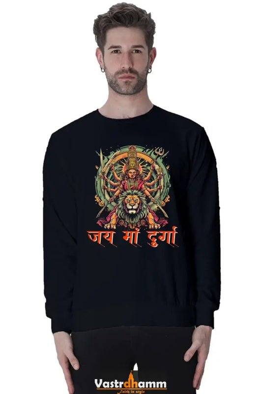 Maa Durga Victory Sweatshirt T-Shirts for Men Vastrdhamm