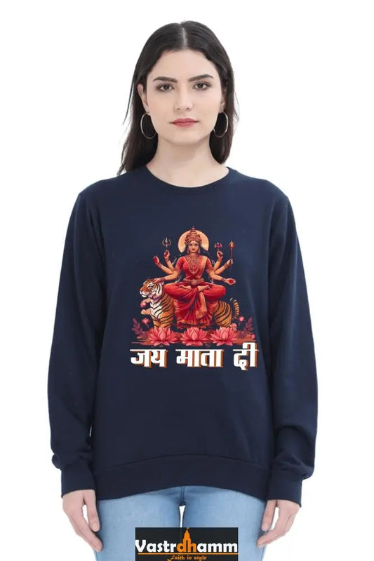 Maa Durga VictorySweatshirt T-Shirts for Women Vastrdhamm