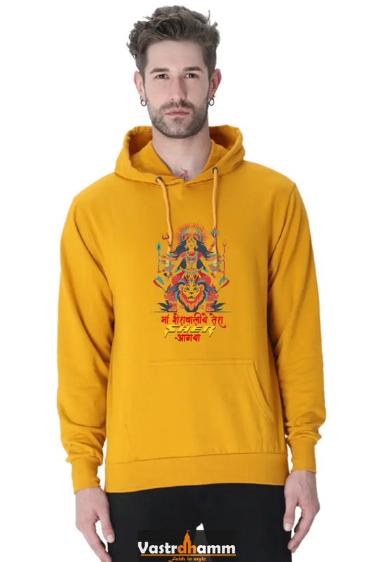 Maa Durga Warrior Hoodie Sweatshirt T-Shirts for Men Vastrdhamm