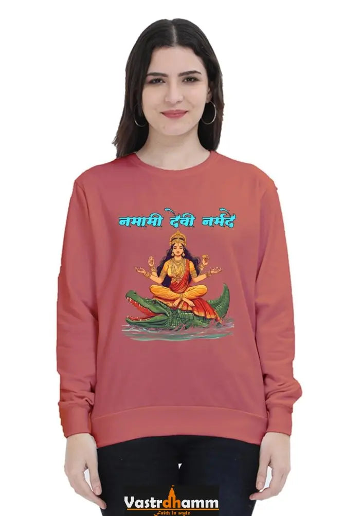 Maa Durga WarriorSweatshirt T-Shirts for Women Vastrdhamm