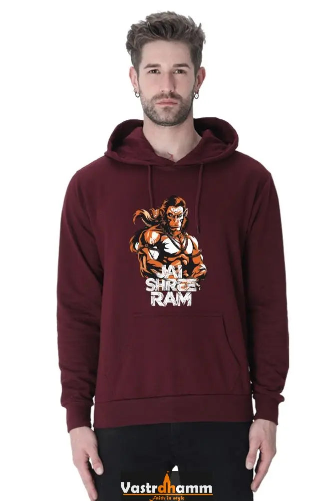 Majestic Hanuman Ji Hoodie Sweatshirt Vastrdhamm