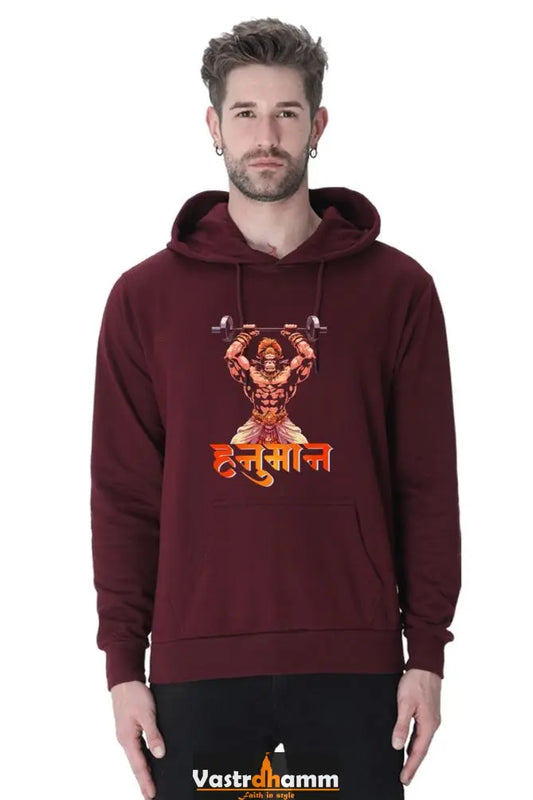 Mighty Hanuman Ji Hoodie Sweatshirt Vastrdhamm