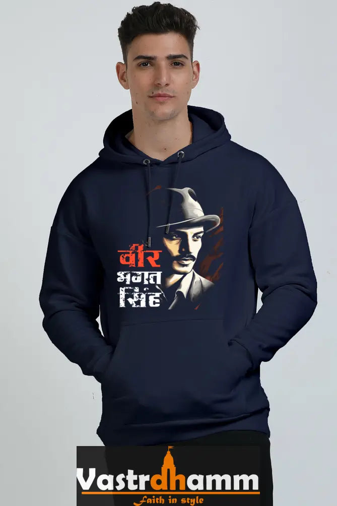 National Hero Oversized Hooded Sweatshirt T-Shirts for Men Vastrdhamm