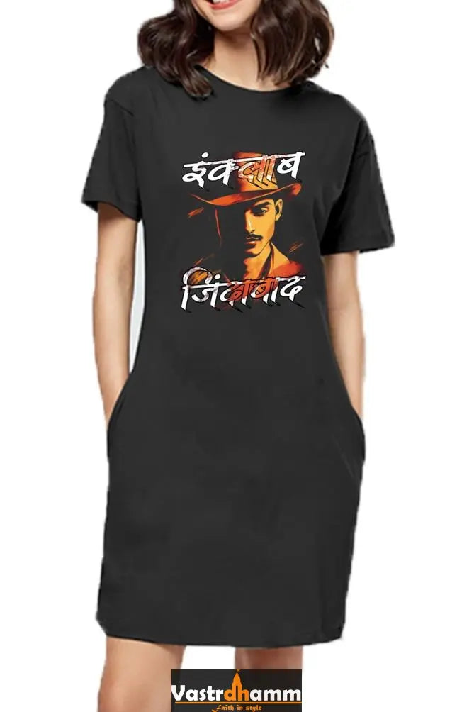 National HeroT-Shirts Dress for Women Vastrdhamm