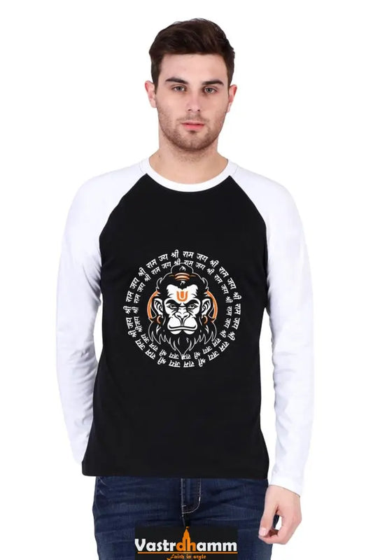 Noble Hanuman Ji Raglan T-shirt Vastrdhamm