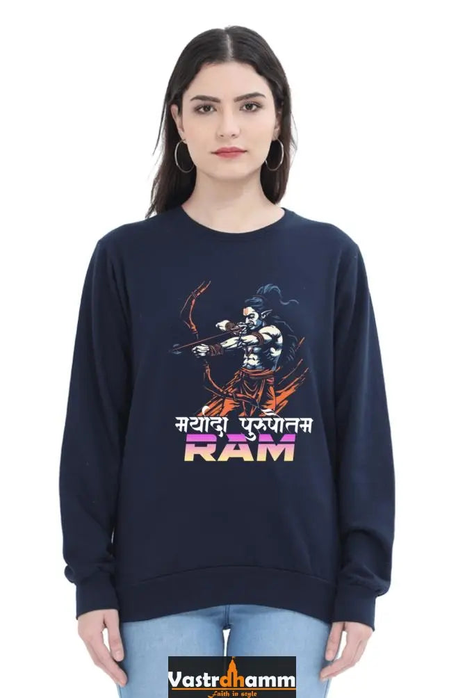 Ram Ji Ayodhya Pride Sweatshirt T-Shirts for Women Vastrdhamm