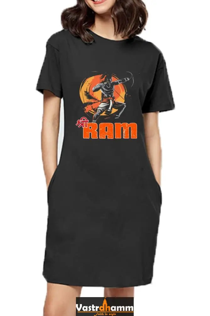 Ram Ji Ayodhya Pride T-Shirts Dress for Women Vastrdhamm