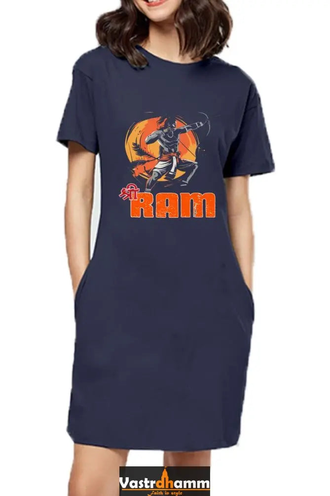 Ram Ji Ayodhya Pride T-Shirts Dress for Women Vastrdhamm