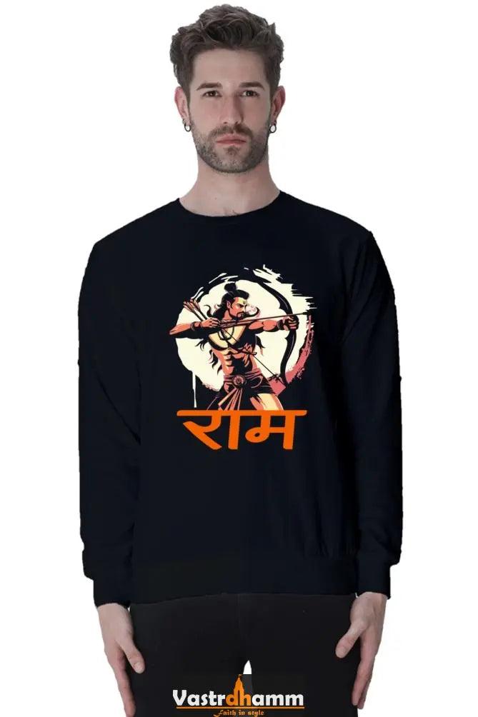 Ram Ji Bhakti Sweatshirt T-Shirts  for Men Vastrdhamm