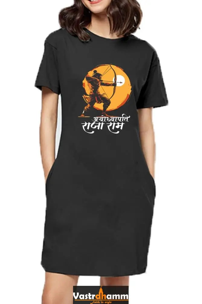 Ram Ji Bhakti T-Shirts Dress for Women Vastrdhamm