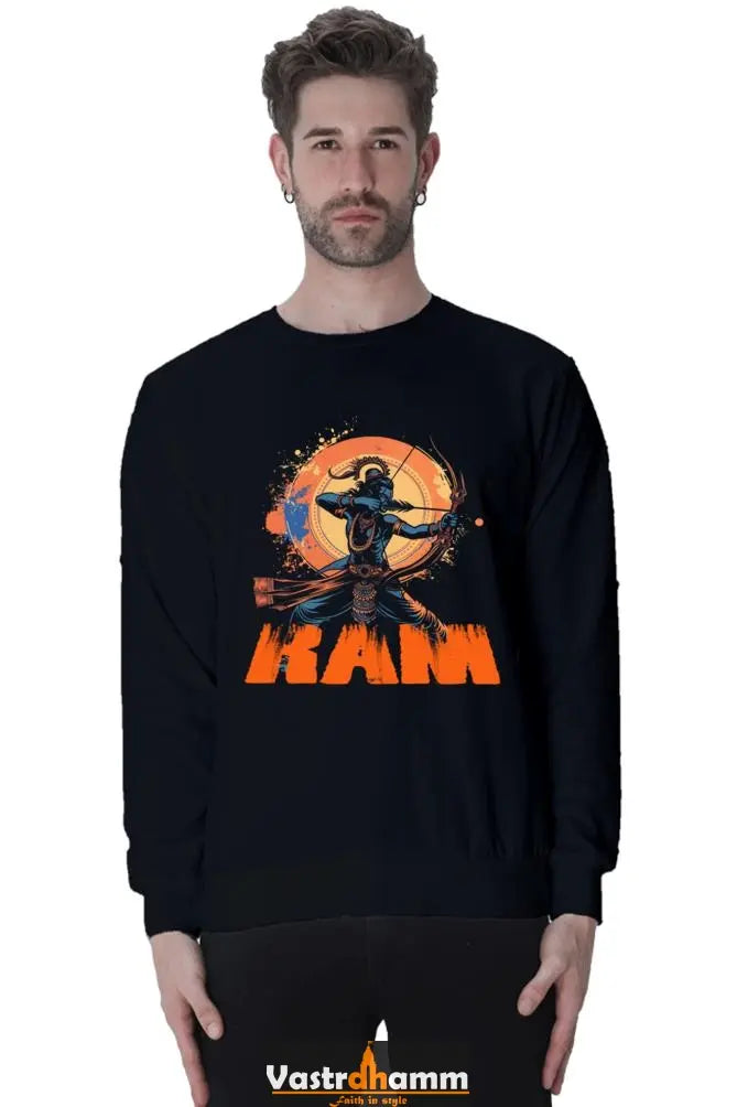 Ram Ji Dharma Protector Sweatshirt T-Shirts  for Men Vastrdhamm