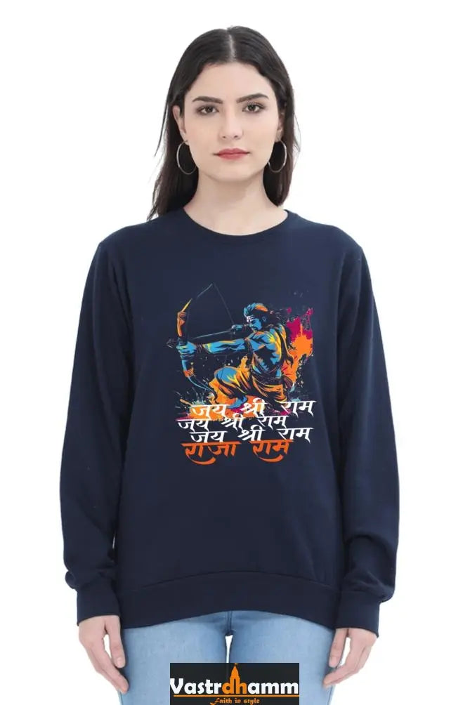 Ram Ji Divine Protector Sweatshirt T-Shirts for Women Vastrdhamm