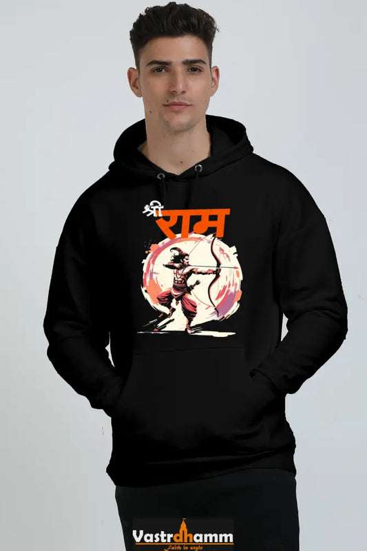 Ram Ji Eternal Dharma Oversized Hooded Sweatshirt T-Shirts  for Men Vastrdhamm