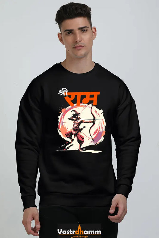Ram Ji Eternal Dharma Oversized Sweatshirt T-Shirts  for Men Vastrdhamm