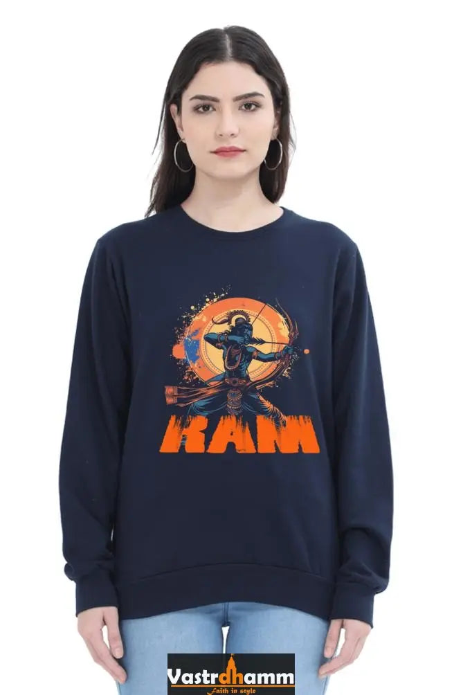 Ram Ji Eternal Dharma Sweatshirt T-Shirts for Women Vastrdhamm