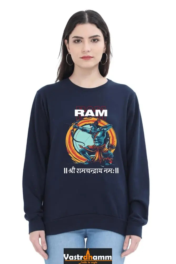 Ram Ji Maryada Purushottam Sweatshirt T-Shirts for Women Vastrdhamm