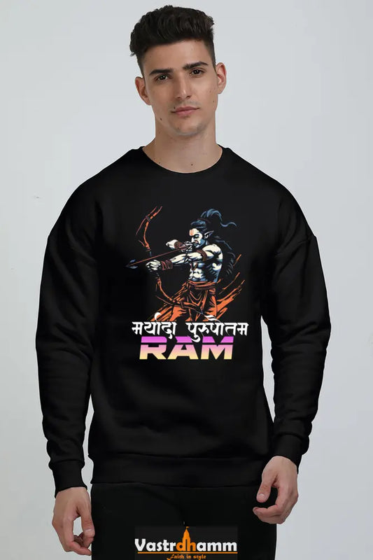 Ram Ji Ramayana Legacy Oversized Sweatshirt T-Shirts  for Men Vastrdhamm