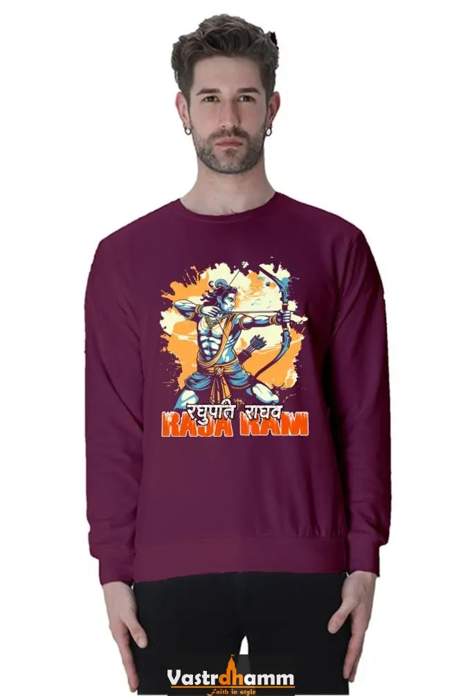 Ram Ji Righteous Path Sweatshirt T-Shirts  for Men Vastrdhamm