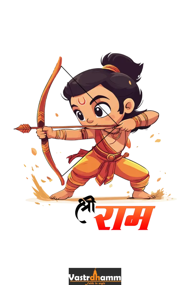 Ram Ji Warrior Spirit Hoodie Sweatshirt  T-Shirts for Boy Vastrdhamm