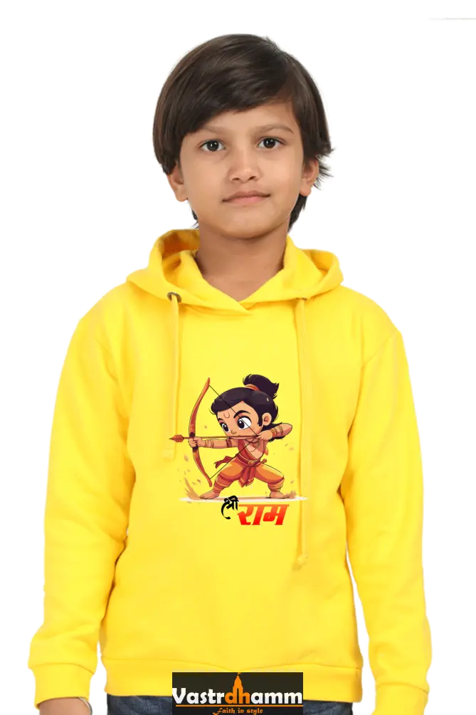 Ram Ji Warrior Spirit Hoodie Sweatshirt  T-Shirts for Boy Vastrdhamm
