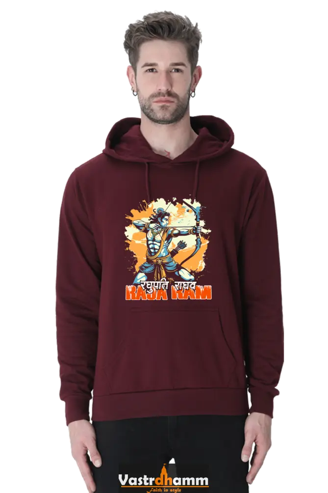 Ram Ji Warrior Spirit Hoodie Sweatshirt T-Shirts  for Men Vastrdhamm