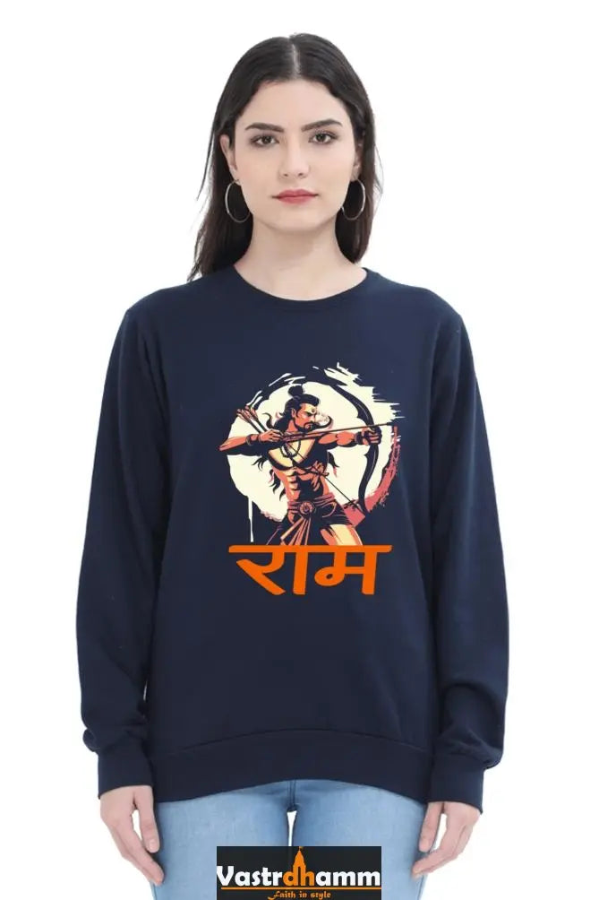 Ram Ji Warrior Spirit Sweatshirt T-Shirts for Women Vastrdhamm