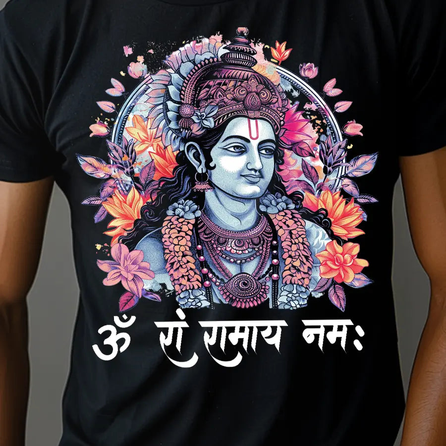 Om Ram Ramay Namah T-Shirt | Regular Fit Vastrdhamm