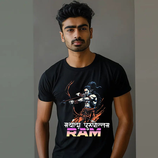 Lord Ram Tribute T-Shirt | Regular Fit Vastrdhamm