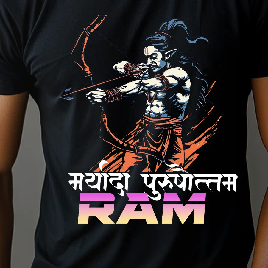 Lord Ram Tribute T-Shirt | Regular Fit Vastrdhamm