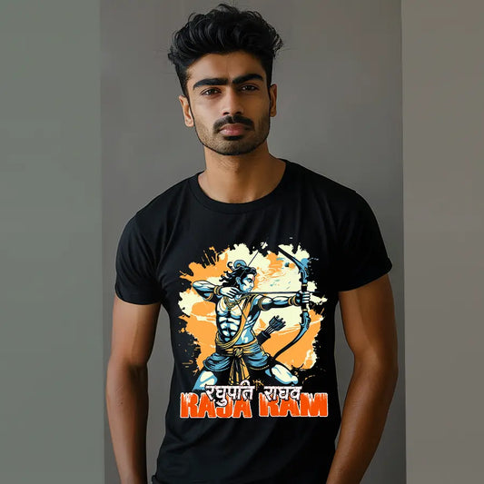 Raghupati Raghav Raja Ram T-Shirt | Regular Fit Vastrdhamm