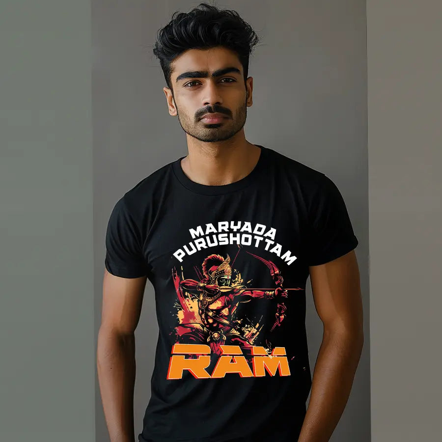 Maryada Purushottam Shree Ram T-Shirt | Regular Fit Vastrdhamm