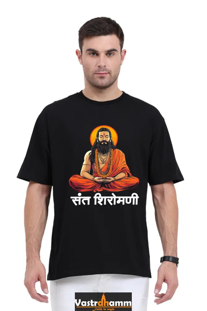 Ravidas Devotion Oversized Classic T-Shirts for Men Vastrdhamm