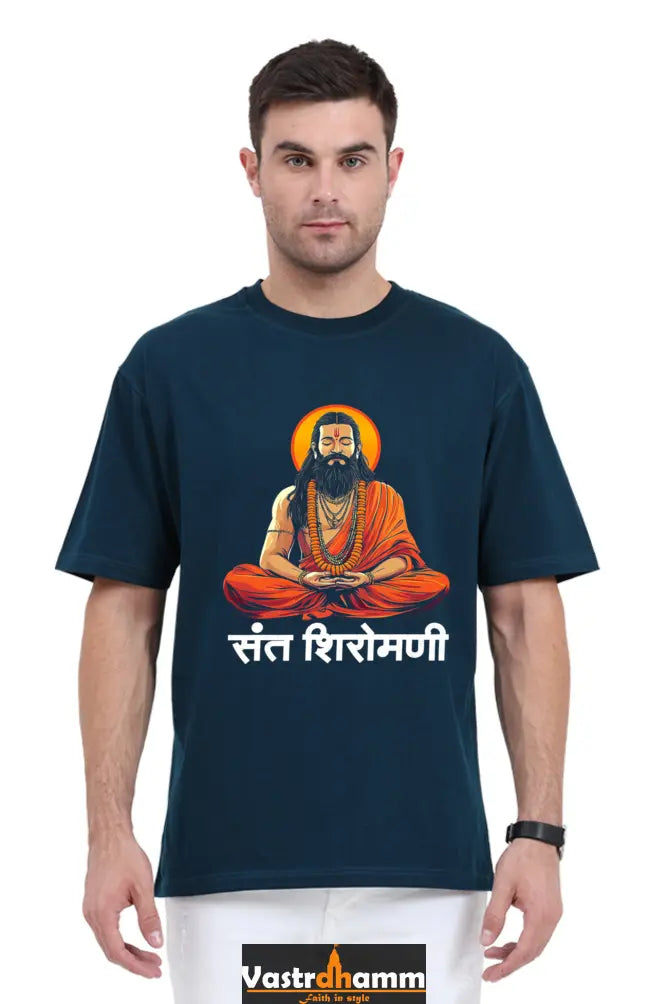 Ravidas Devotion Oversized Classic T-Shirts for Men Vastrdhamm