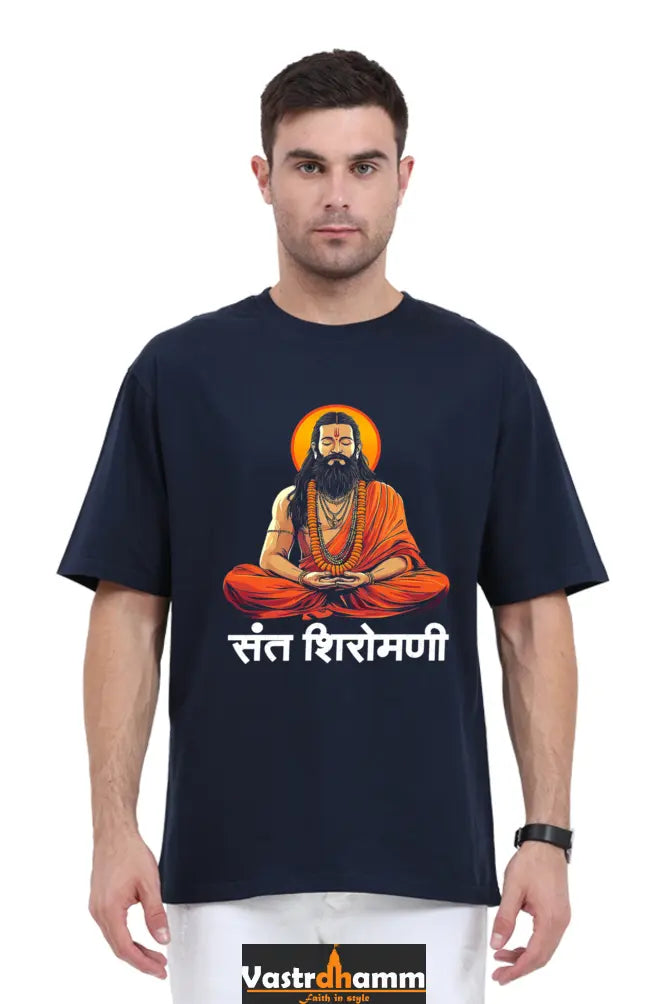 Ravidas Devotion Oversized Classic T-Shirts for Men Vastrdhamm