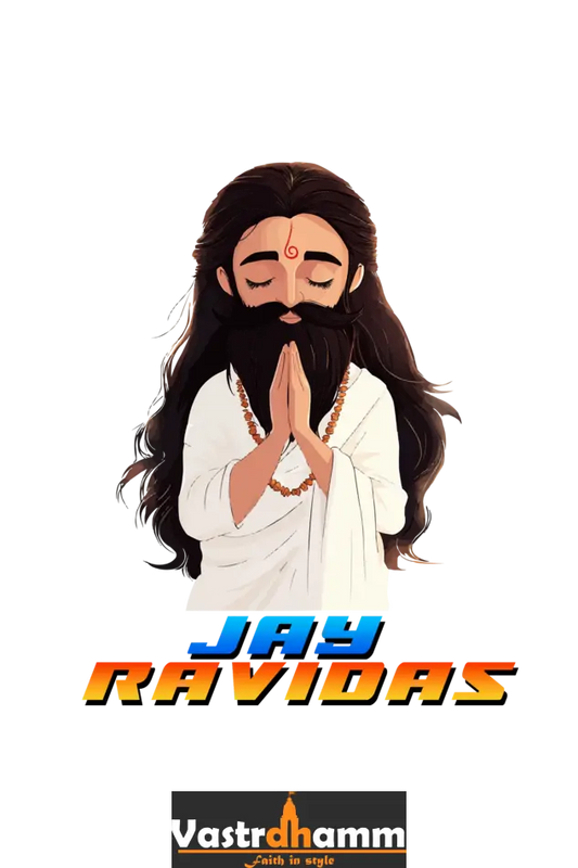 Ravidas Devotion Round Neck Half Sleeve Classic T-Shirts for Girl Vastrdhamm