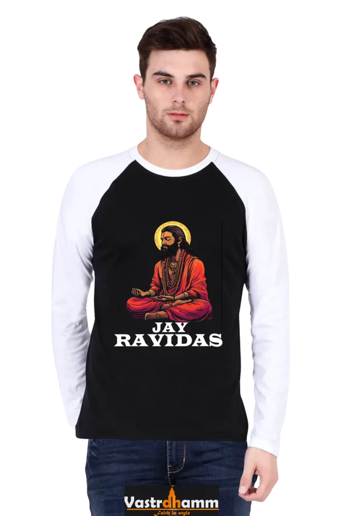 Ravidas Jayanti Blessings Raglan Full Sleeve T-Shirts for Men Vastrdhamm