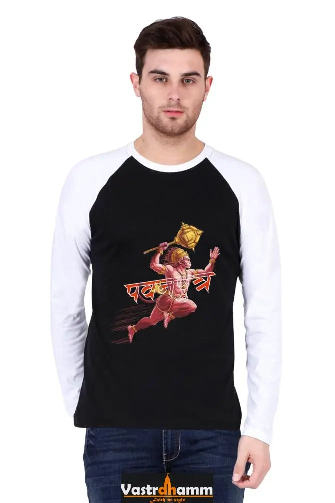 Robust Hanuman Ji Raglan T-shirt Vastrdhamm