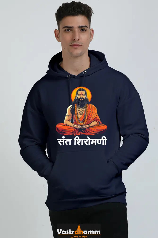 Sant Ravidas Wisdom Oversized Hooded Sweatshirt T-Shirts for Men Vastrdhamm