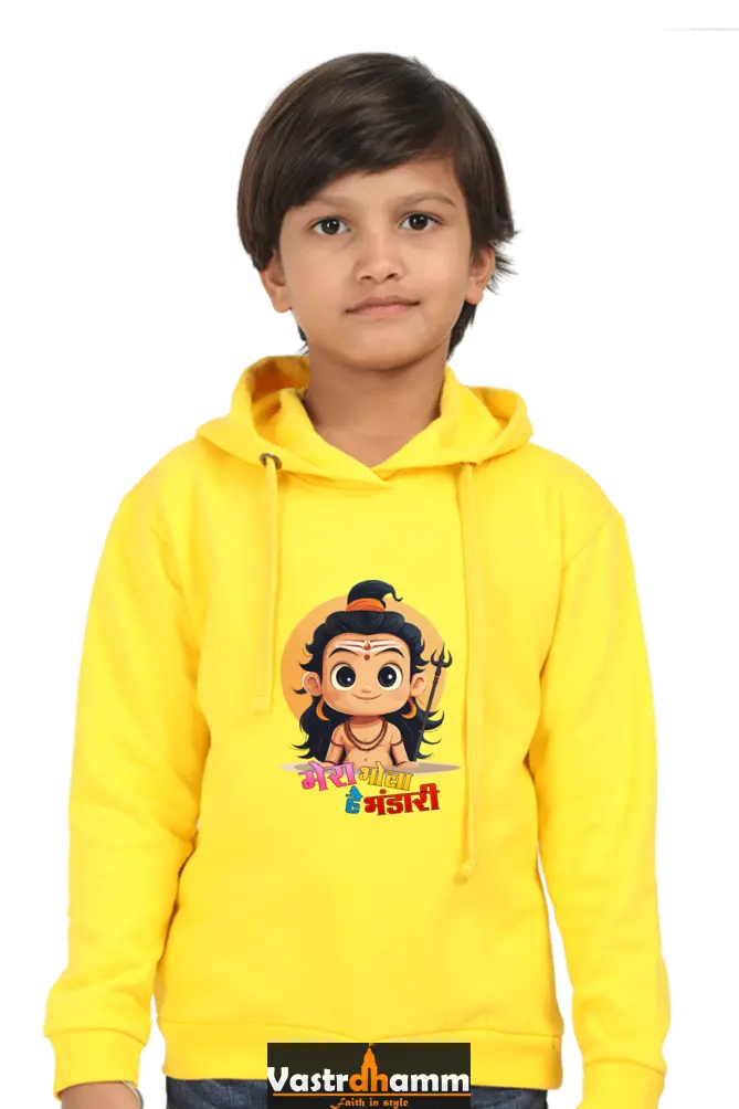 Shiv Ji Devotion Hoodie Sweatshirt T-Shirts for Boy Vastrdhamm