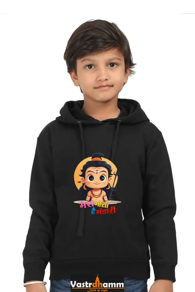 Shiv Ji Devotion Hoodie Sweatshirt T-Shirts for Boy Vastrdhamm