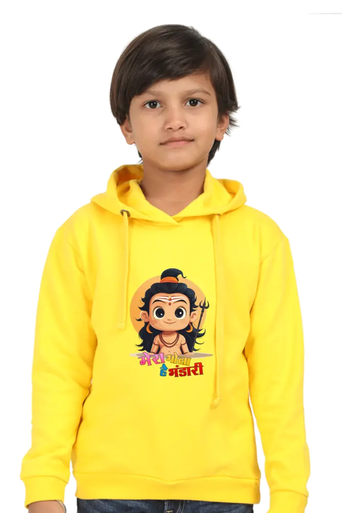 Shiv Ji Devotion Hoodie Sweatshirt T-Shirts for Boy Vastrdhamm